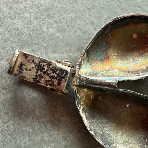 Vintage Coro Teardrop Link Sterling Silver Bracelet - Picture 4 of 5